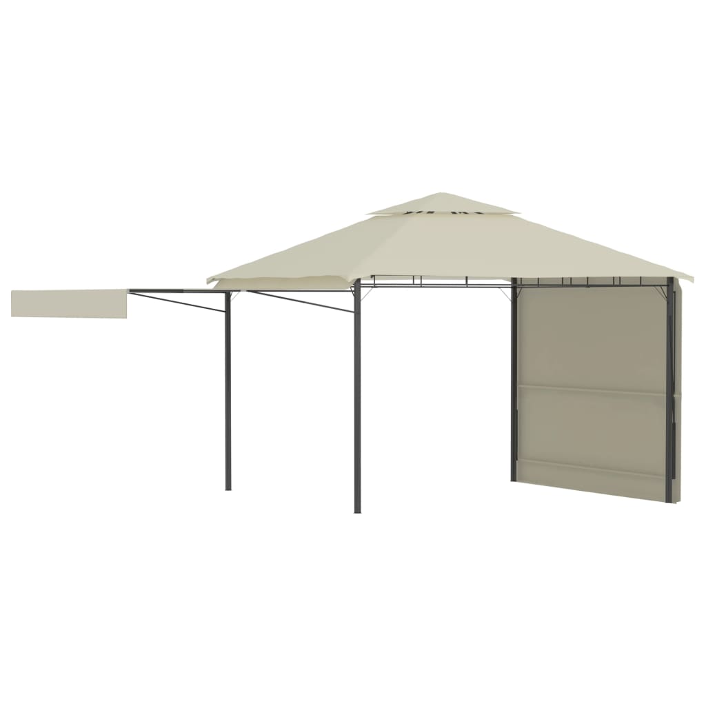 Gazebo Tetto Doppio Estendibile 3X3X2,75 M 180 G/M²