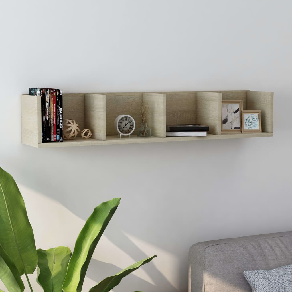 Mensola A Muro Cd 100X18X18Cm Legno Multistrato