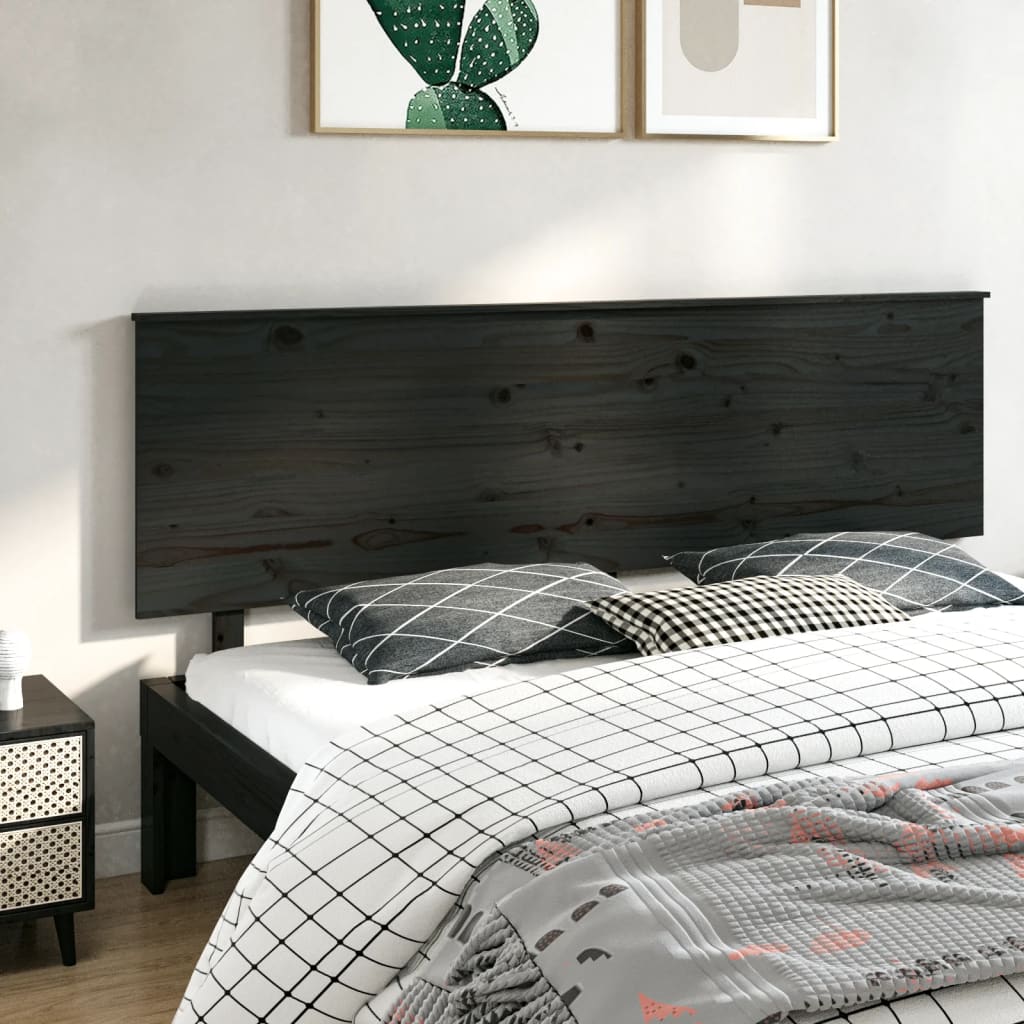 Testiera Per Letto Ambra 79X6X82,5 Cm In Legno Massello Di Pino