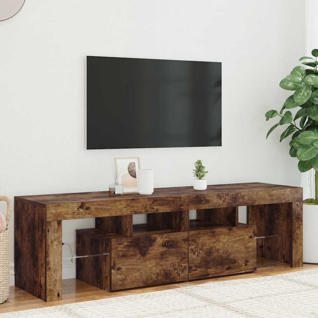 Mobile Porta Tv Con Led 140X36,5X40 Cm Truciolato
