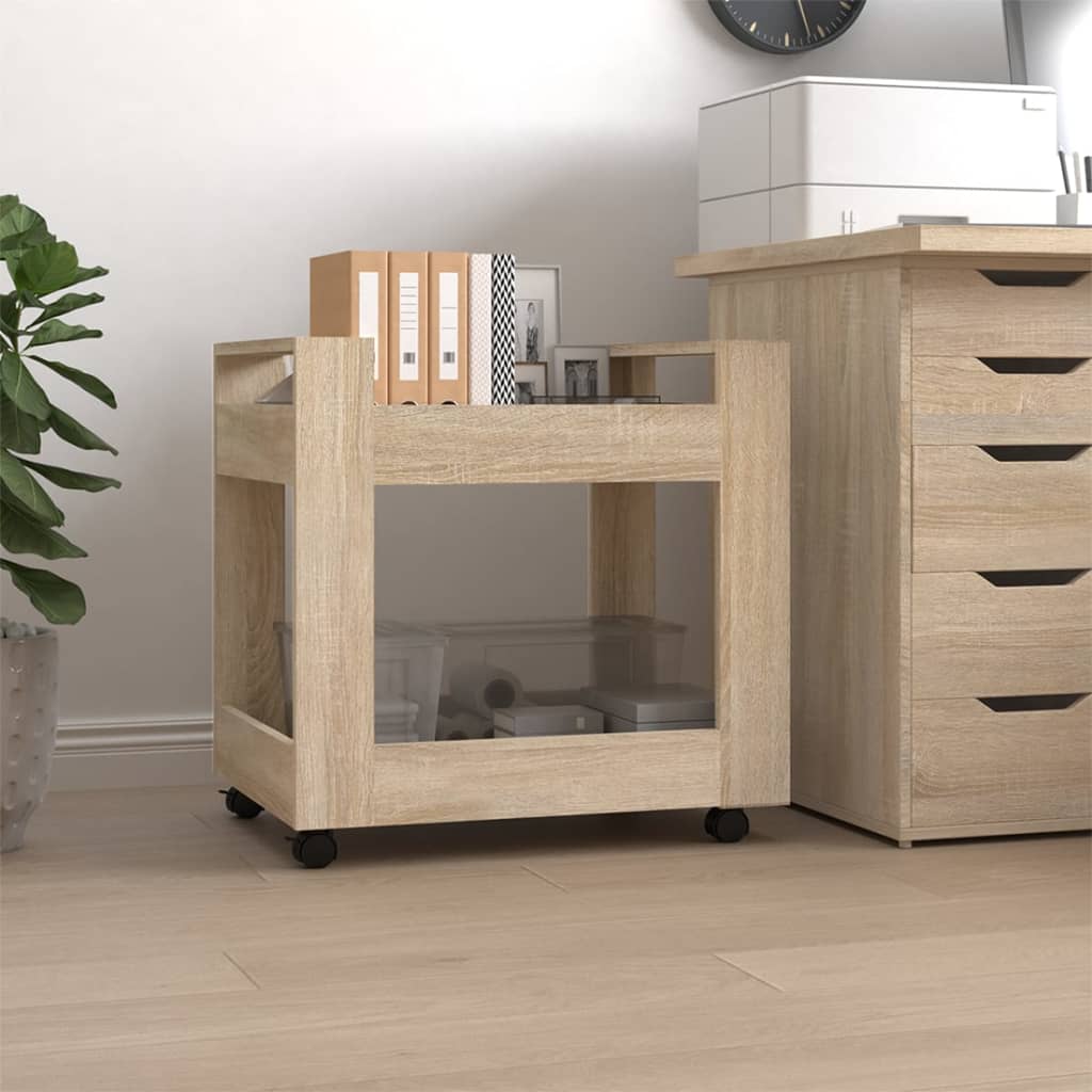 Carrello Scrivania 60X45X60 Cm Legno Multistrato