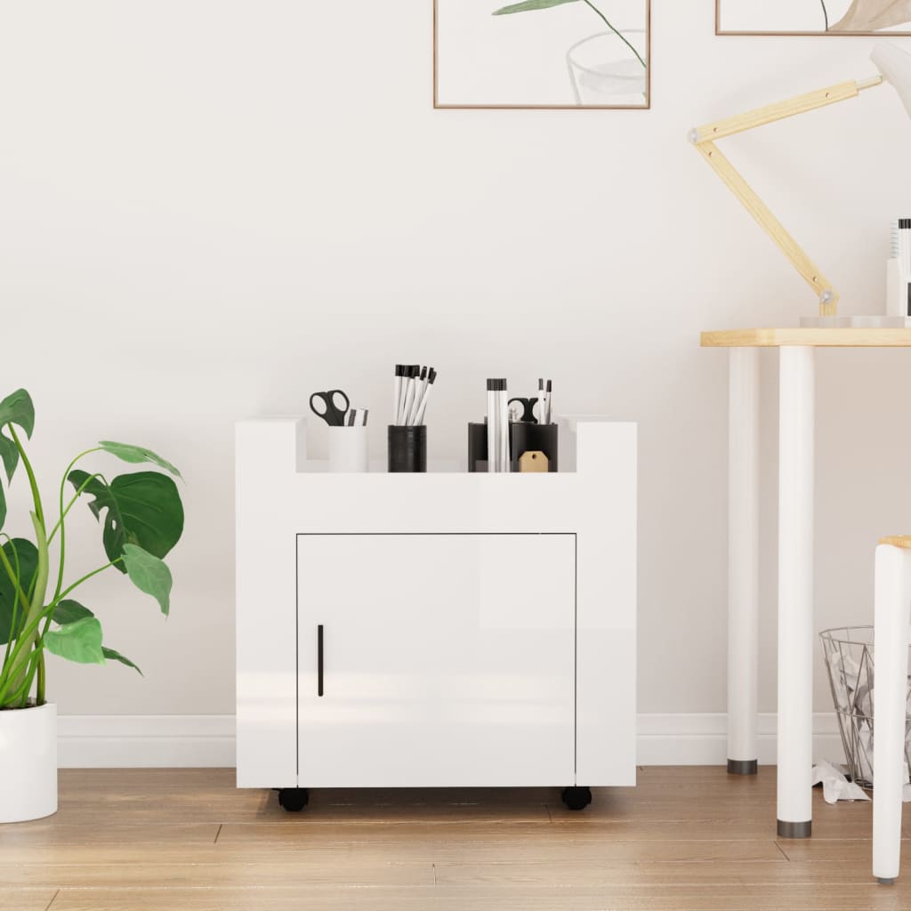 Carrello Scrivania 60X45X60 Cm Legno Multistrato