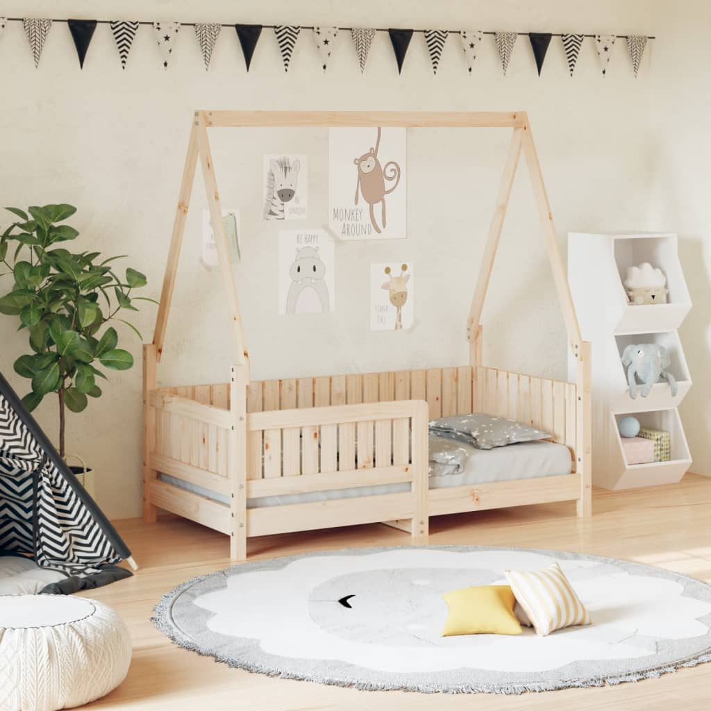 Giroletto Per Bambini In Legno Massello Di Pino