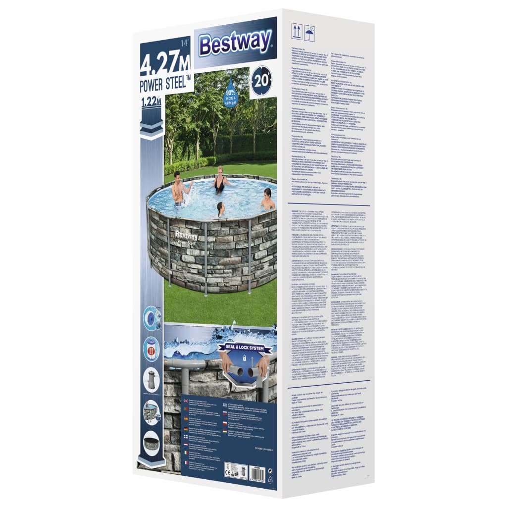Bestway Piscina Power Steel 427X122 Cm
