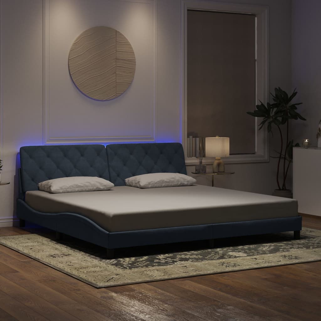 Giroletto Con Led Senza Materasso In Velluto