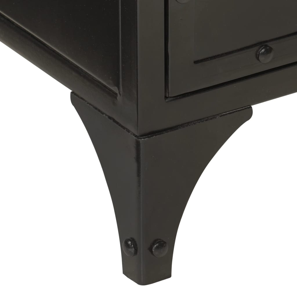 Set Mobili Da Bagno 3 Pz In Ferro E Legno Massello Di Mango
