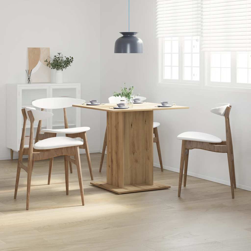 Tavolo Da Pranzo 80X80X75 Cm In Legno Multistrato