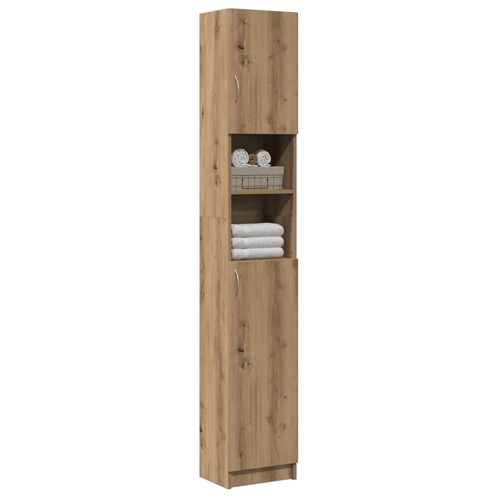 Mobile Da Bagno 32X25,5X190 Cm Legno Ingegnerizzato