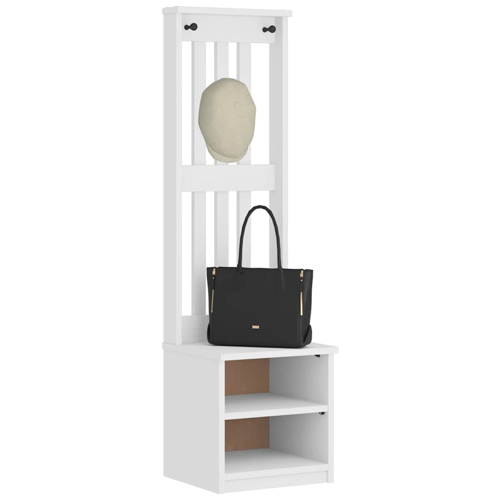 Albero Da Ingresso Sandnes 45X40X159,5 Cm In Legno Di Pino