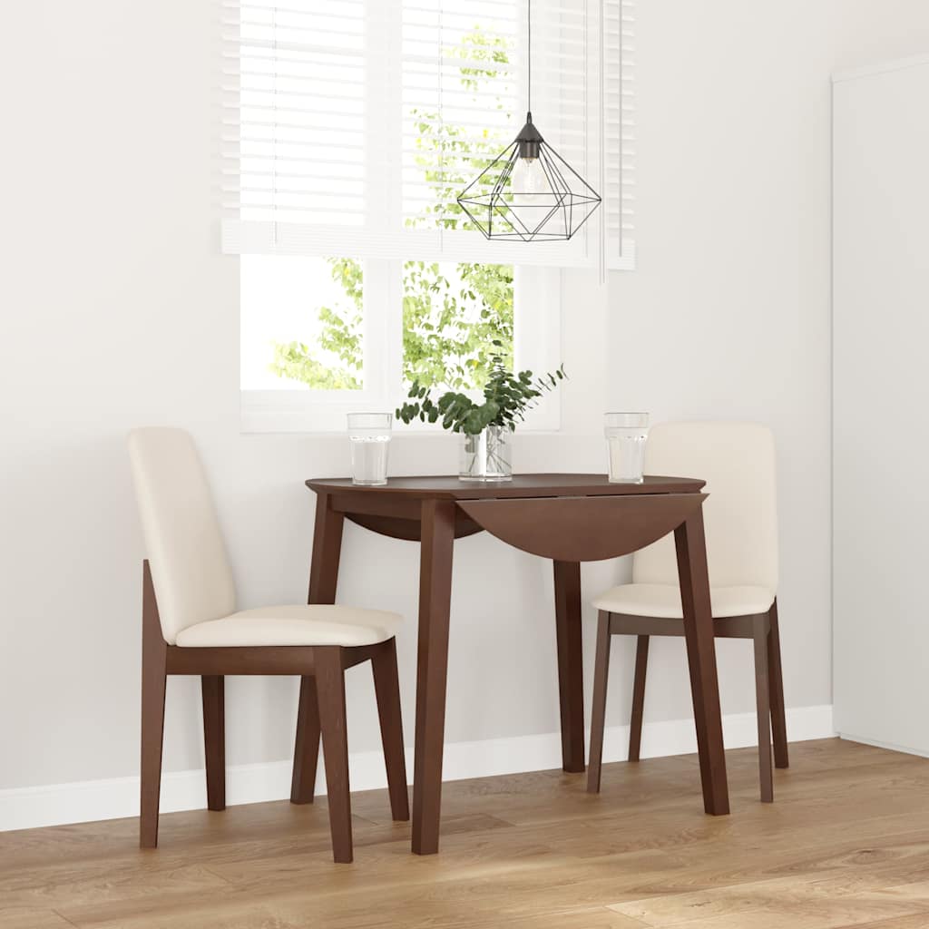 Sedie Da Pranzo Con Cuscini 2 Pz In Legno Massello Di Hevea