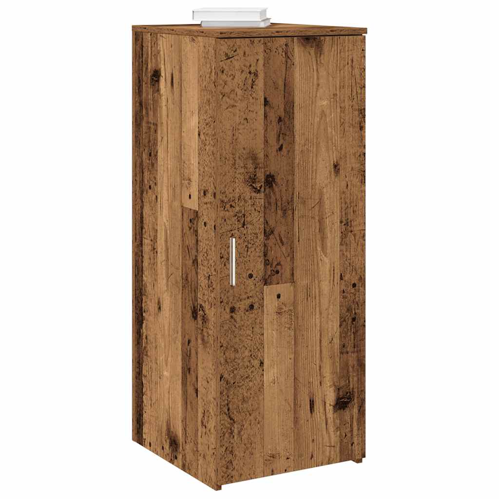 Mobile Portaoggetti 50X45X103,5 Cm In Truciolato Legno Antico