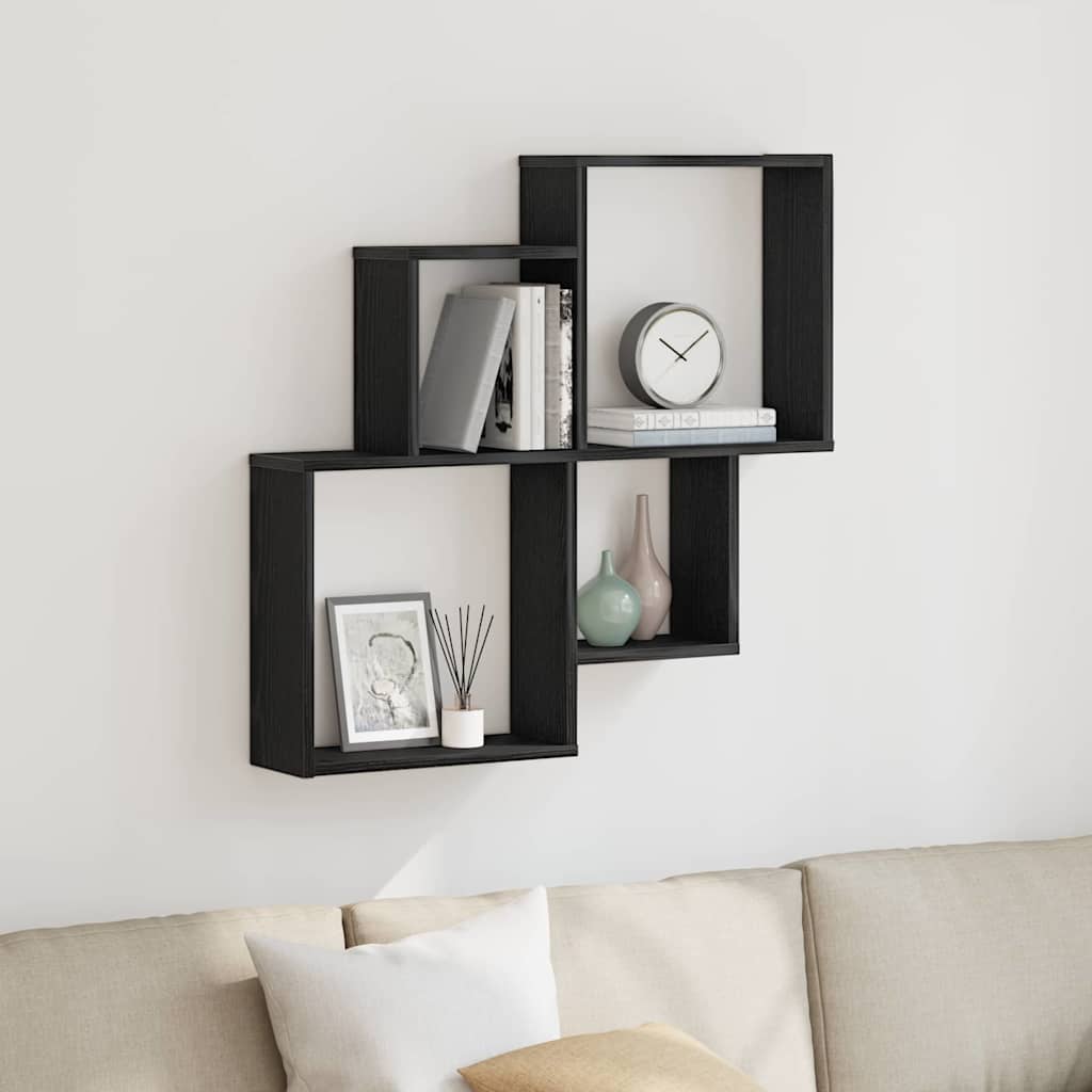 Mensola Da Parete Legno Vecchio 80X15X78,5 Cm Legno Multistrato