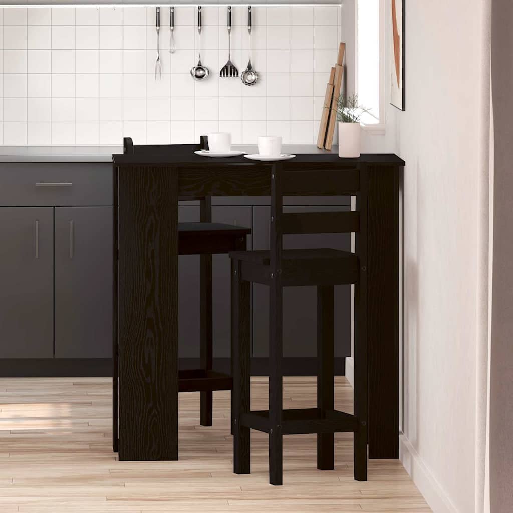 Tavolo Bar Con Ripiano Antico 102X50X103,5 Cm Truciolato