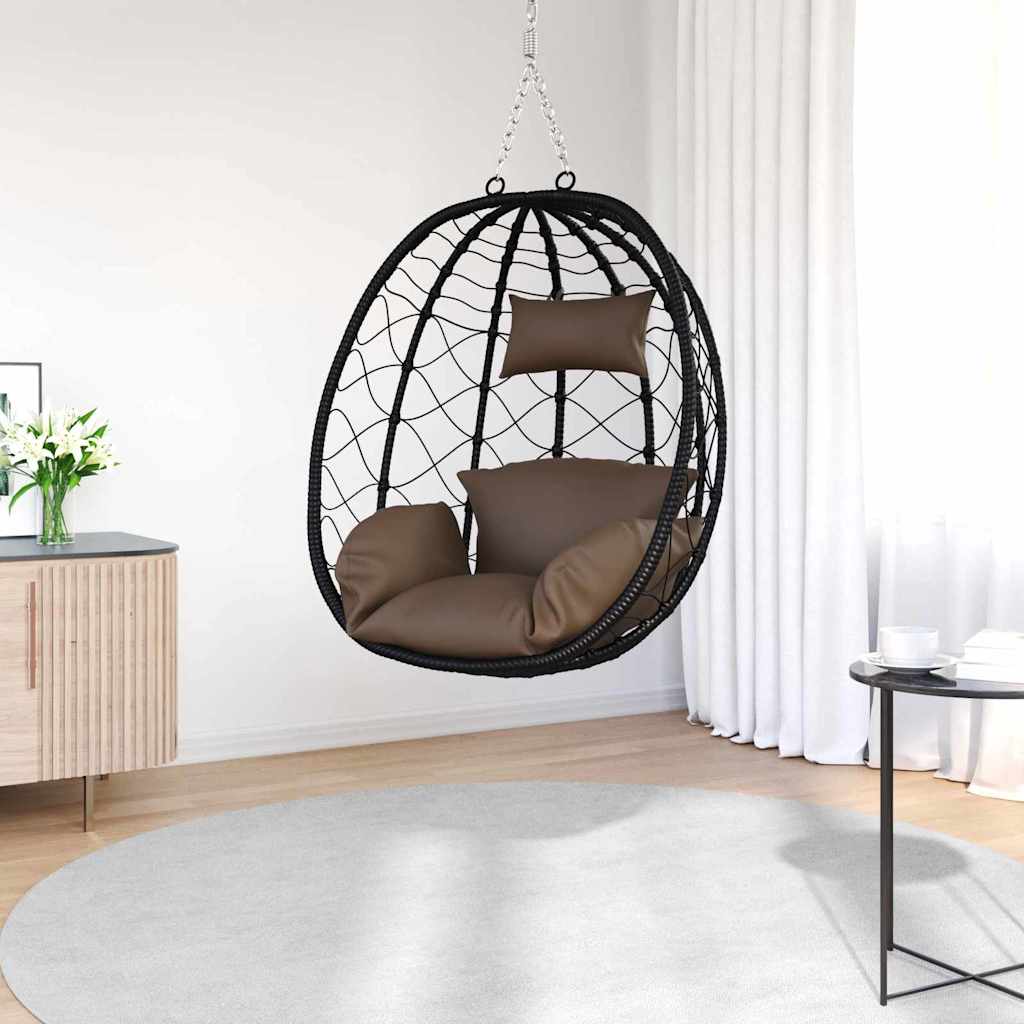 Sedia Uovo Sospesa 91,5 X 54,5 X 107 Cm Polyrattan