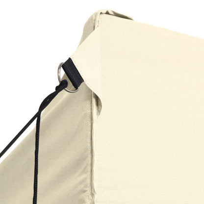 Tenda Pieghevole Pop-Up 4 Pareti Laterali 3X4,5 M Bianco Crema