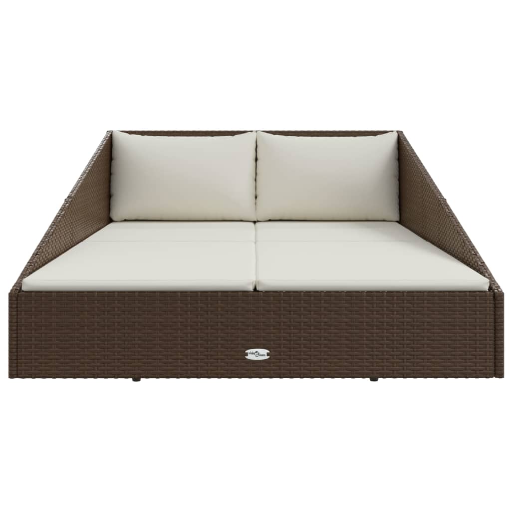 Lettino Prendisole 201X139 Cm In Polyrattan