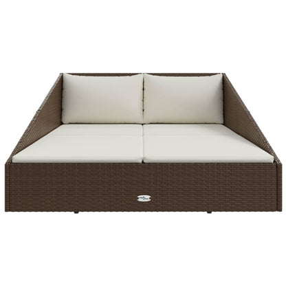 Lettino Prendisole 201X139 Cm In Polyrattan