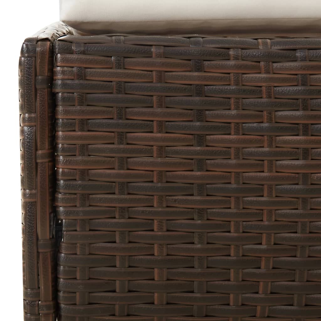 Lettino Prendisole 201X139 Cm In Polyrattan