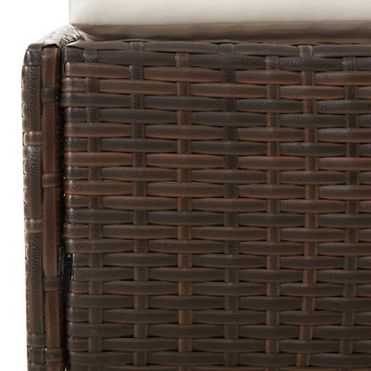 Lettino Prendisole 201X139 Cm In Polyrattan