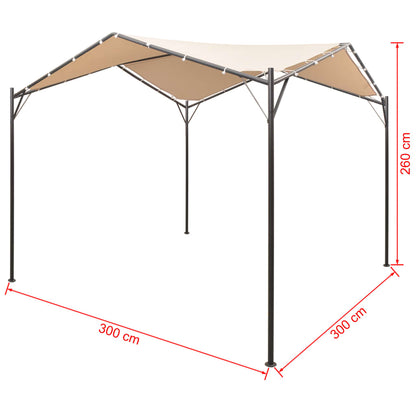 Gazebo Padiglione Tenda Tettoia Acciaio