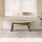 Panca Legno Massello Recupero Misto E Teak Massello 100X28X43Cm Grigio
