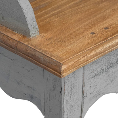Scrivania In Legno Massello Di Mogano 80X40X92 Cm