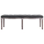 Panca In Lino E Legno Massello 150X40X48 Cm