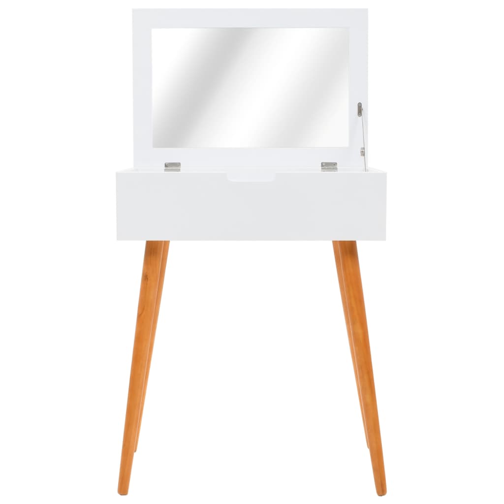 Toletta Con Specchio In Mdf 60X40X75 Cm