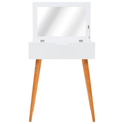 Toletta Con Specchio In Mdf 60X40X75 Cm