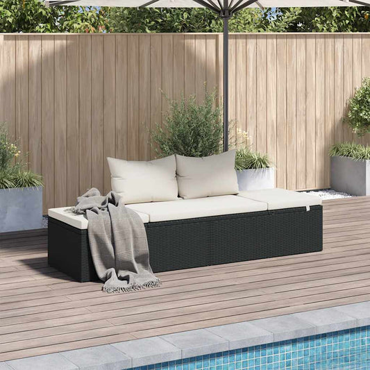 Lettino Da Giardino 195X60 Cm In Polyrattan