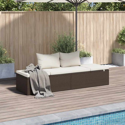 Lettino Da Giardino 195X60 Cm In Polyrattan