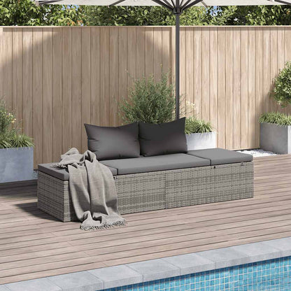Lettino Da Giardino 195X60 Cm In Polyrattan