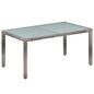 Set Mobili Da Pranzo Da Giardino 9Pz E Cuscini Polyrattan