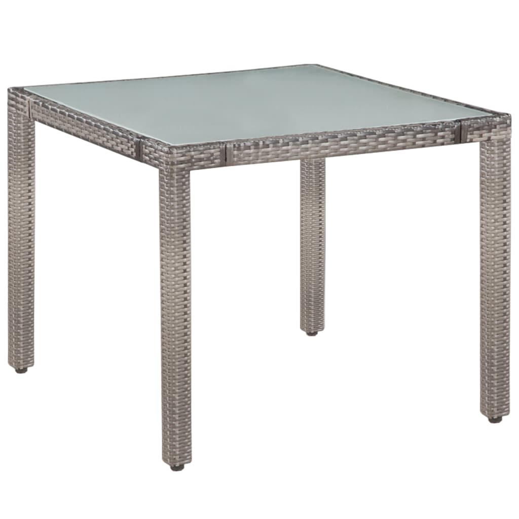 Set Mobili Da Pranzo Da Giardino 9Pz E Cuscini Polyrattan