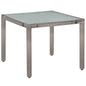 Set Mobili Da Pranzo Da Giardino 9Pz E Cuscini Polyrattan
