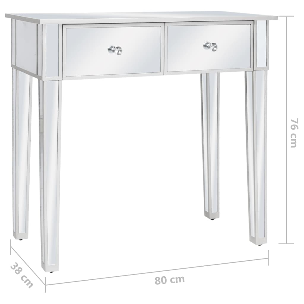 Toletta Con Sgabello In Mdf E Vetro