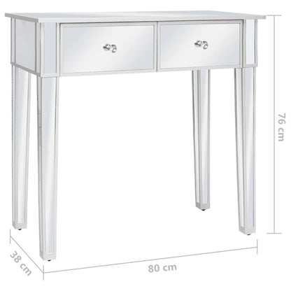 Toletta Con Sgabello In Mdf E Vetro