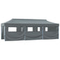 Tenda Pieghevole Pop-Up Con 8 Pareti Laterali 870X291X315 Cm