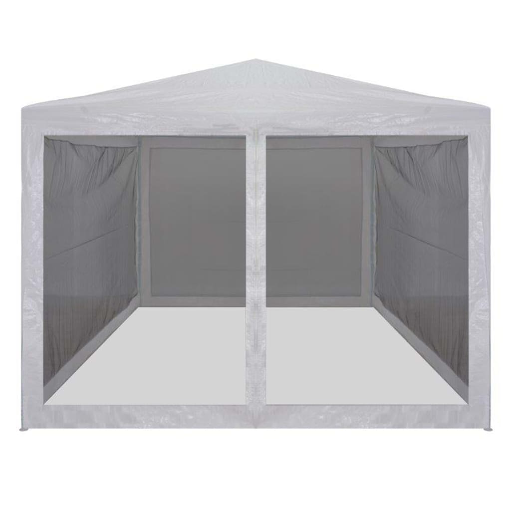 Tenda Per Feste Con 8 Pareti In Rete Bianco