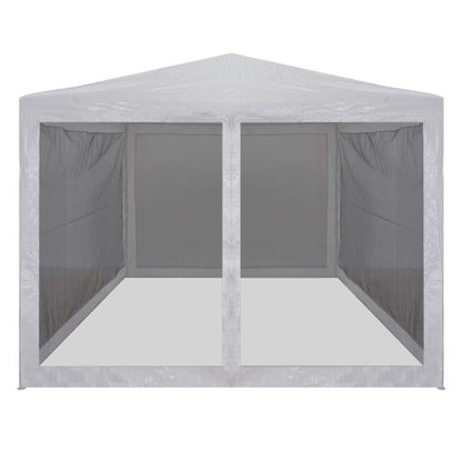 Tenda Per Feste Con 8 Pareti In Rete Bianco