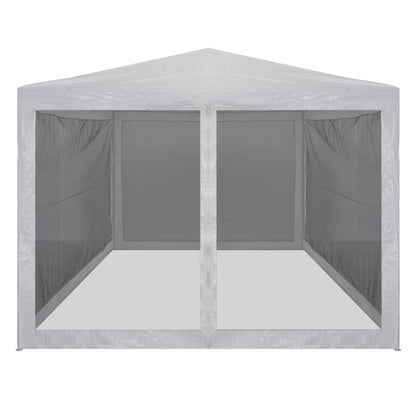 Tenda Per Feste Con 8 Pareti In Rete Bianco