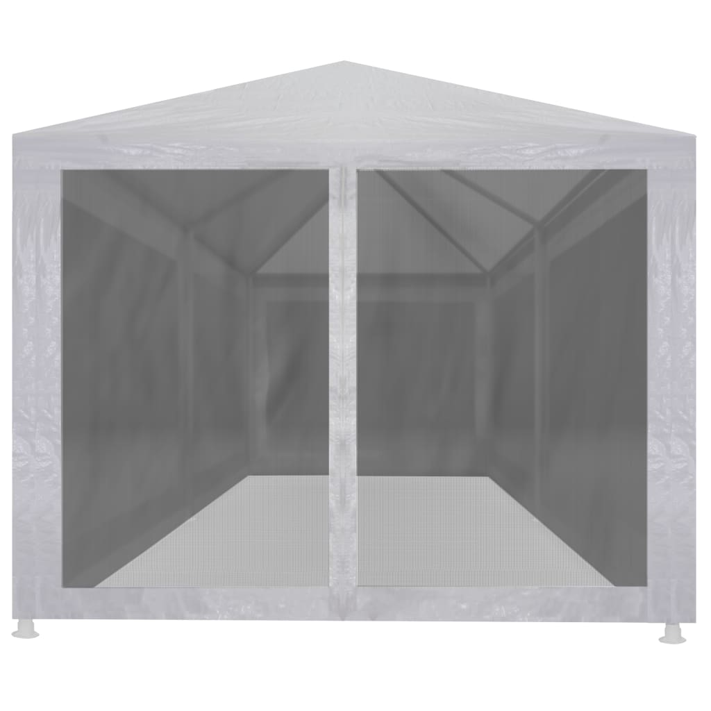 Tenda Per Feste Con 8 Pareti In Rete Bianco