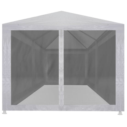 Tenda Per Feste Con 8 Pareti In Rete Bianco