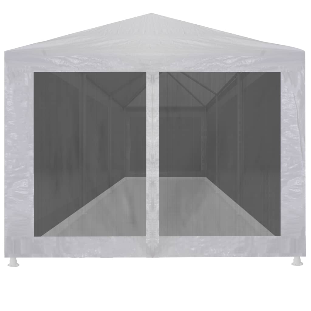 Tenda Per Feste Con 8 Pareti In Rete Bianco