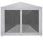 Tenda Per Feste Con 8 Pareti In Rete Bianco