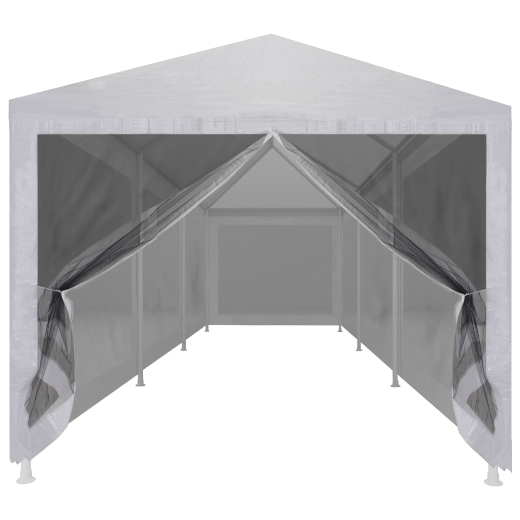 Tenda Per Feste Con 8 Pareti In Rete Bianco