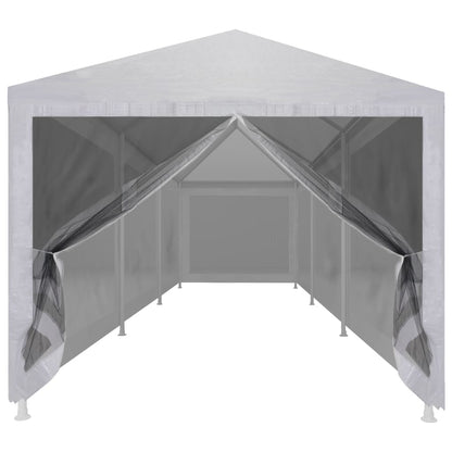 Tenda Per Feste Con 8 Pareti In Rete Bianco