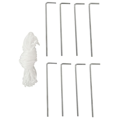 Tenda Per Feste Con 8 Pareti In Rete Bianco