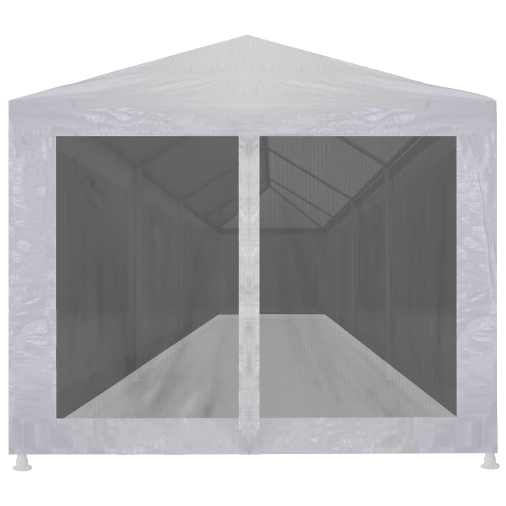 Tenda Per Feste Con 8 Pareti In Rete Bianco