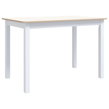 Tavolo Da Pranzo 114X71X75Cm Massello Di Hevea